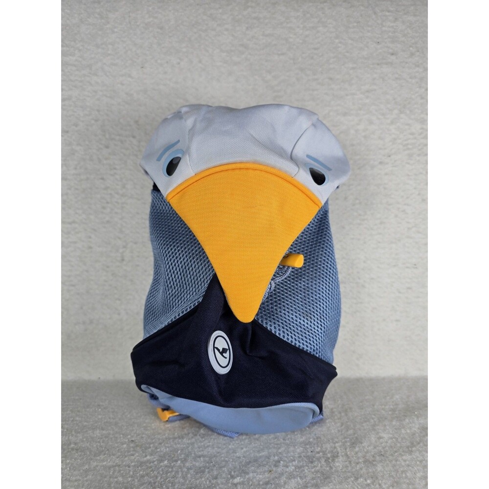 Lufthansa Toddler Kids Blue Crane Backpack RARE